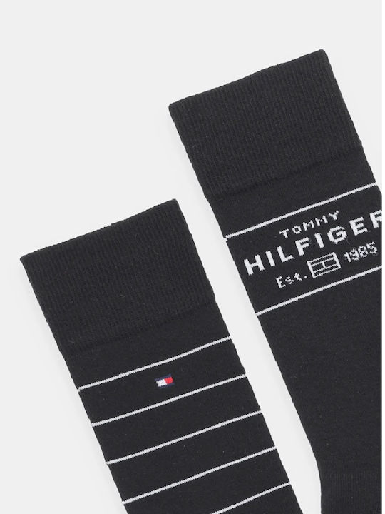 Tommy Hilfiger Ανδρικές Κάλτσες με Σχέδια Μαύρο 2Pack