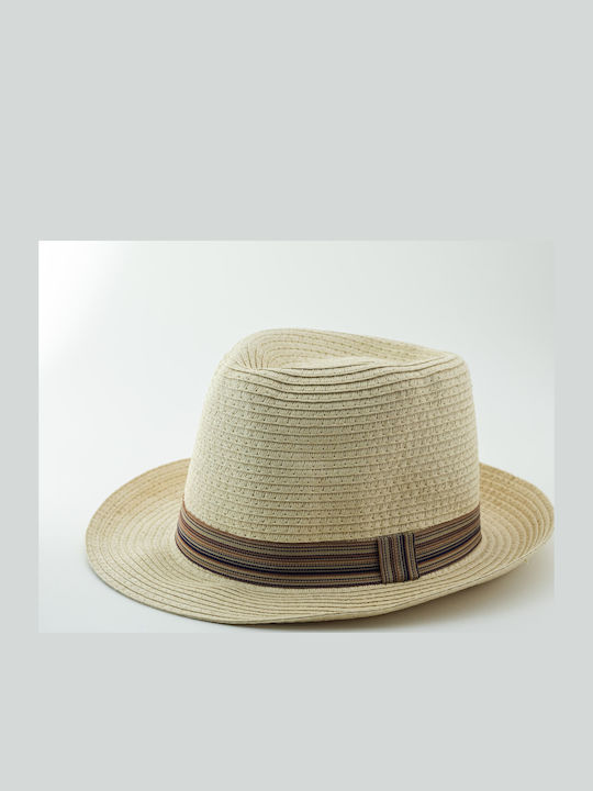 Brims and Trims Hut Porkpie-Hut Beige