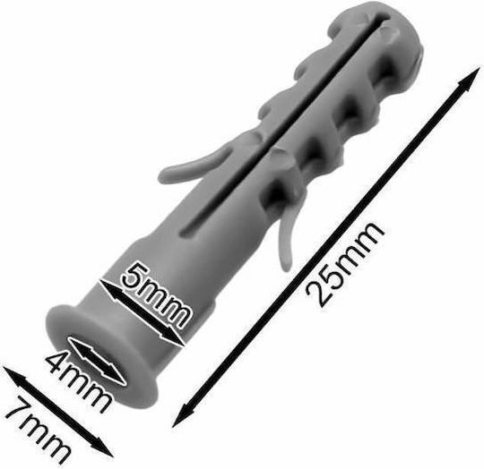 Schraubanker Kunststoff 5x25mm 130 Stück Oem
