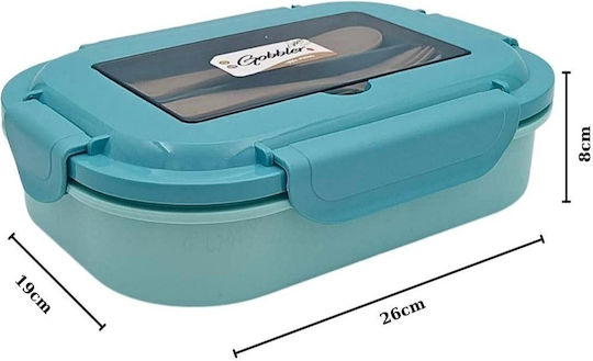 Uncle George Cutie pentru Mâncare Plastic Albastru 1600ml 1buc