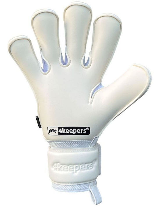 4Keepers Champ Carbo Γάντια Τερματοφύλακα Παιδικά Λευκά