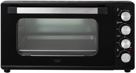 Adler Electric Countertop Oven 42lt Without Burners with Air Black