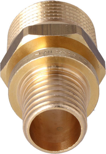 KAN-therm Rohrverbindung Messing 25.4mm 2509045004