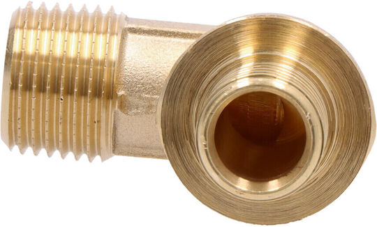 KAN-therm Γωνιακή σύνδεση σωλήνα Messing 1mm CJK740