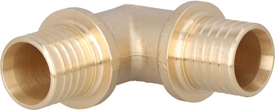 KAN-therm Γωνιακή σύνδεση σωλήνα Messing CJK820