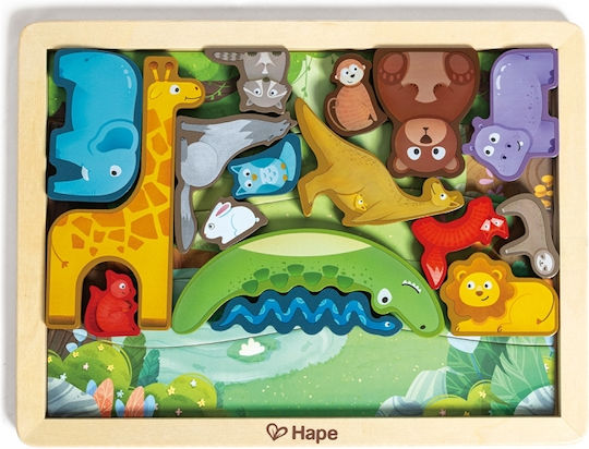 Ξύλινο Παιδικό Puzzle Animal Kingdom Hape