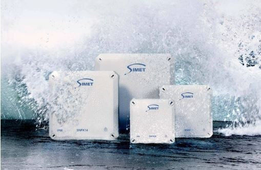 Simet Surface Mounted Electrical Box Branching Watertight IP66 2pcs