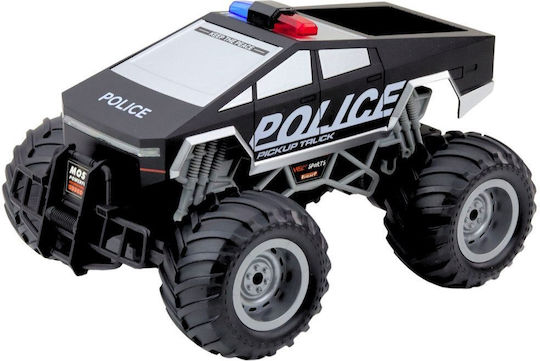Lean Toys Off-road Police Remote Controlled Car Black