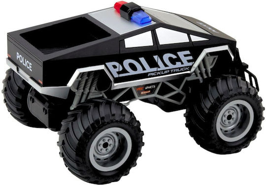 Lean Toys Off-road Police Remote Controlled Car Black