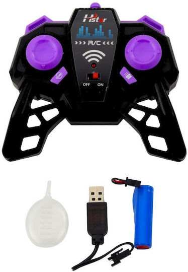 Lean Toys Off-road Police Remote Controlled Car Black
