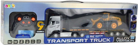Lean Toys Remote Controlled Tow Τηλεκατευθυνόμενο Φορτηγό Κίτρινο