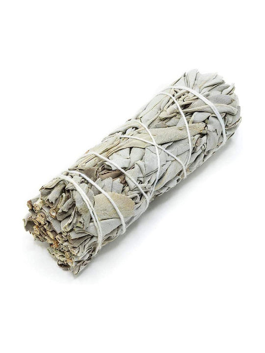 White Sage Smudge Stick 10χ3cm 2 Ραβδιά Θυμιάματος Λευκό Φασκόμηλο
