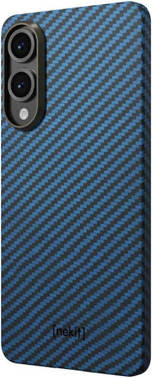 Samsung Galaxy S25 Edge Nekit Fiber Hartes Magsafe Aramid Fiber 1mm 1500d Kevlar Blau
