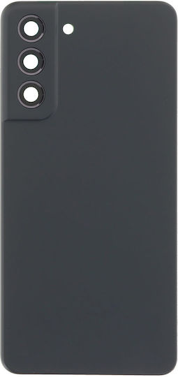 Samsung Galaxy S21 Fe 5G G990 Battery Door + Battery Door Adhesive + Back Camera Lens Bezel Black OEM