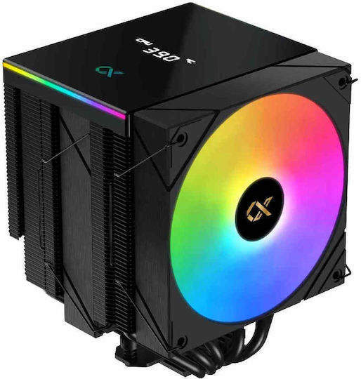 Xigmatek AK6 Dual Digital CPU Kühlung für Socket /A/M/4/A/M/5/1/2/0/0/1/7/0/0/ mit ARGB Beleuchtung Schwarz