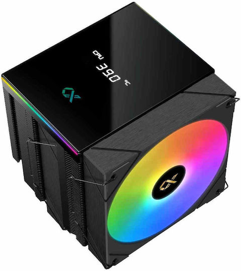 Xigmatek AK6 Dual Digital CPU Kühlung für Socket /A/M/4/A/M/5/1/2/0/0/1/7/0/0/ mit ARGB Beleuchtung Schwarz