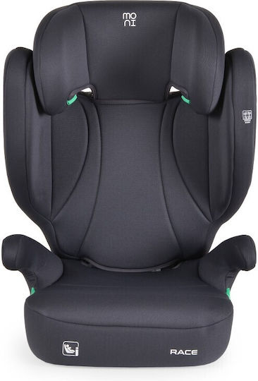 Moni Race Детско Столче за Кола High-back Booster i-Размер Stone Grey 15-36 кг