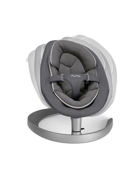 Nuna Χειροκίνητο Relax Μωρού Leaf Grow Granite για Παιδί έως 9kg