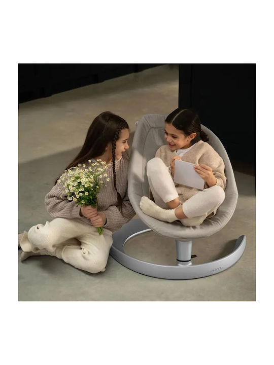 Nuna Χειροκίνητο Relax Μωρού Leaf Grow Granite για Παιδί έως 9kg