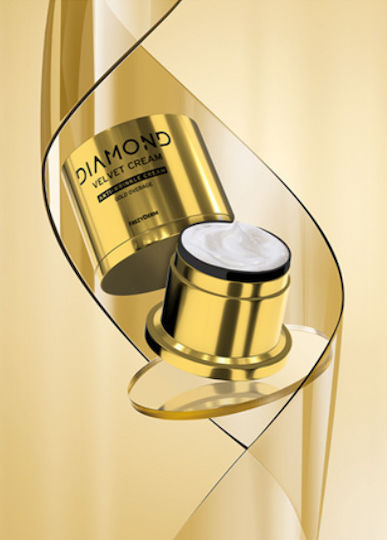 Frezyderm Diamond Velvet Gold Cremă de Față pentru Hidratare, Anti-Îmbătrânire și Reconstrucție cu Acid Hialuronic și Colagen 50ml