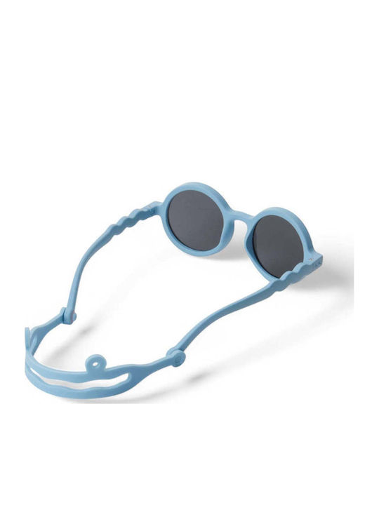 Olivio & Co Classic Round Baby Kids Sunglasses Blue For 0-18 Months