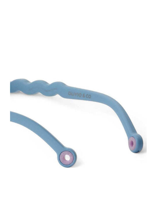 Olivio & Co Classic Round Baby Kids Sunglasses Blue For 0-18 Months