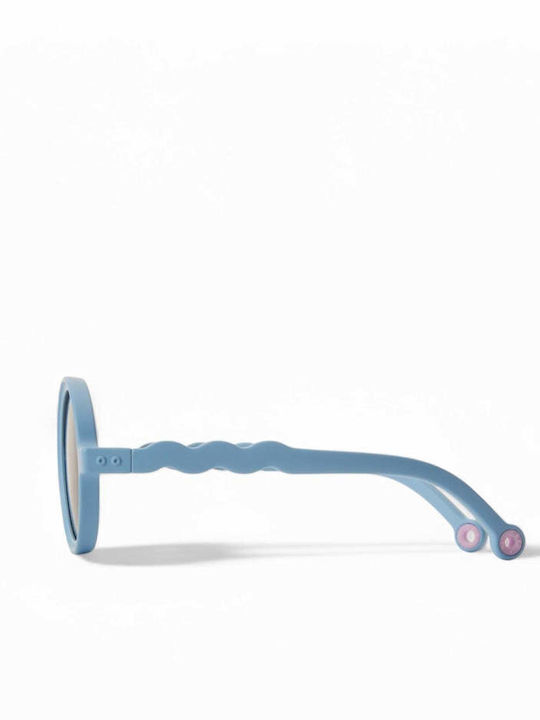 Olivio & Co Classic Round Baby Kids Sunglasses Blue For 0-18 Months