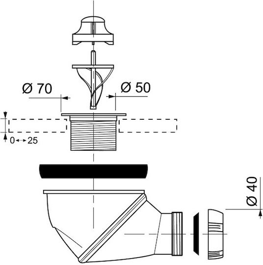 Wirquin Siphon Shower