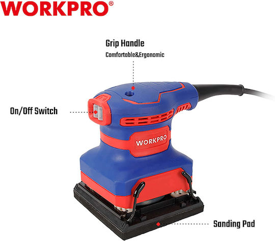 WorkPro Electric Eccentric Sander 240W