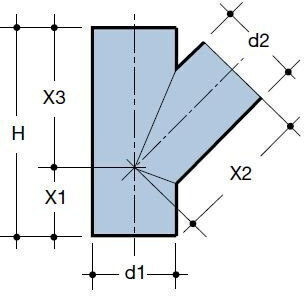 Pehd Tee 110x56/45 S12.5 Culoare Neagră Qs Quick Stream