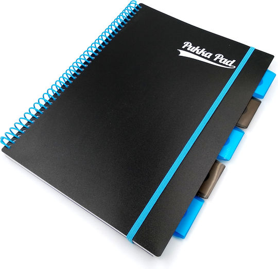 Pukka Pad Notebook Spiral 100 Sheets A4 Blue