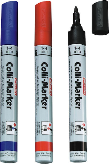 Herlitz Ανεξίτηλος Μαρκαδόρος Black