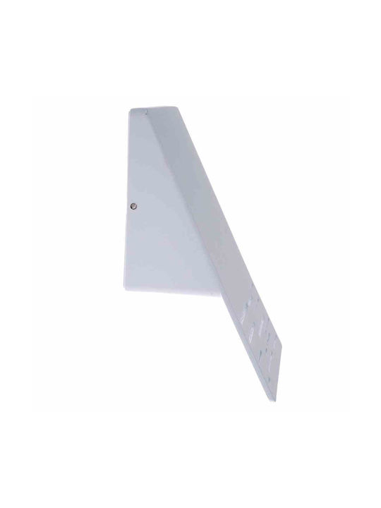 Eko Light Φωτιστικό Τοίχου με Ενσωματωμένο LED Λευκό