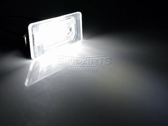Einparts Светлини За Регистрационната Табела LED Seat Exeo / Леон Skoda Изключителен Volkswagen Еос / Голф / Лупо / Буболечка / Пасат / Пасат СС / Фаетон / Поло / Сцироко 2 Бройки