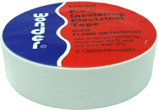 Eurolamp Insulation Tape 19mm x 20m White