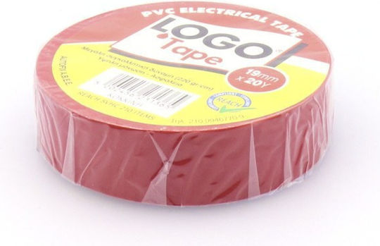 Logo Insulation Tape 19mm x 20m Red