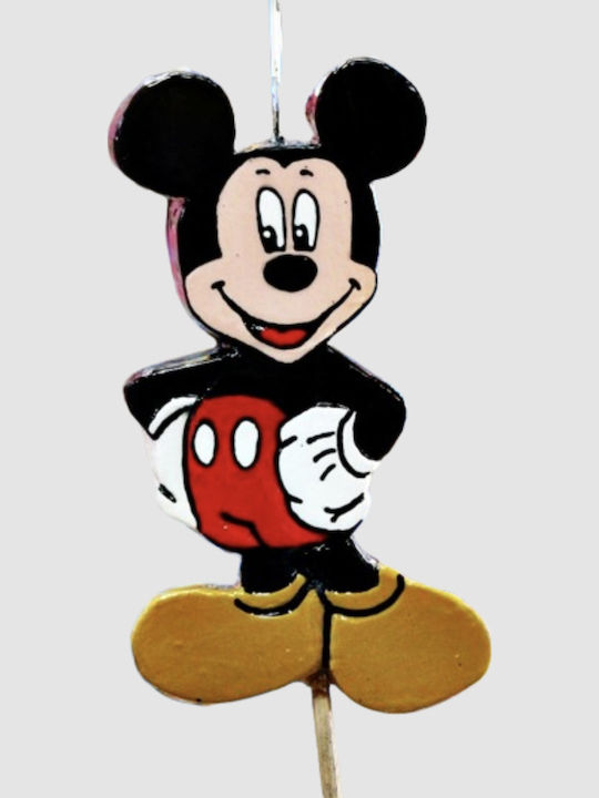 Ποντικάκι Λαμπάδα Mickey Στρογγυλή