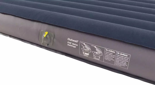 Outwell Inflatable Sleeping Mattress Double 205x140x12εκ. Blue