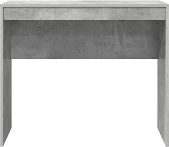 Γραφείο Ξύλινο Γκρι Σκυροδέμα 90x40x76εκ.