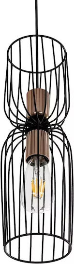 GloboStar Lavera Pendant Light Gold Grid with Socket E27 14x14x44cm