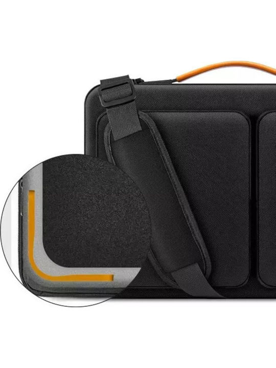 Tech-Protect Defender Shoulder / Handheld Bag for 16" Laptop Black