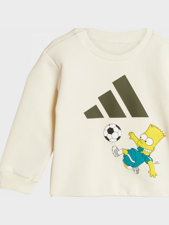 Kids' Set with Pants Winter 2pcs Beige The Simpsons