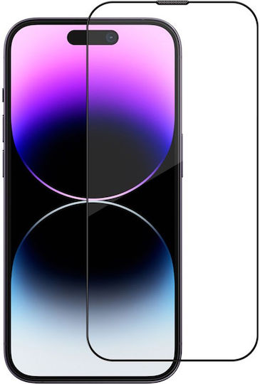 Blueo Tempered Glass Μαύρο (iPhone 17 / 17 Pro / 16 Pro)