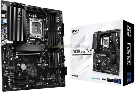 ASRock Z890 Pro-A WIFI Motherboard ATX με Intel 1851 Socket 90-MXBP60-A0UAYZ