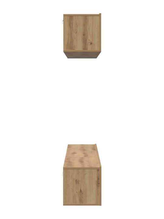 Σύνθετο Σαλονιού Artisan Δρυς Μ80xΒ30xΥ30εκ.