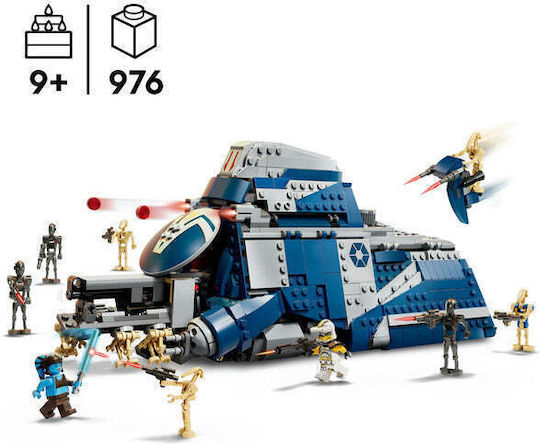 LEGO Star Wars Battle of Felucia Separatist MTT for Ages 9+ 976 Pieces
