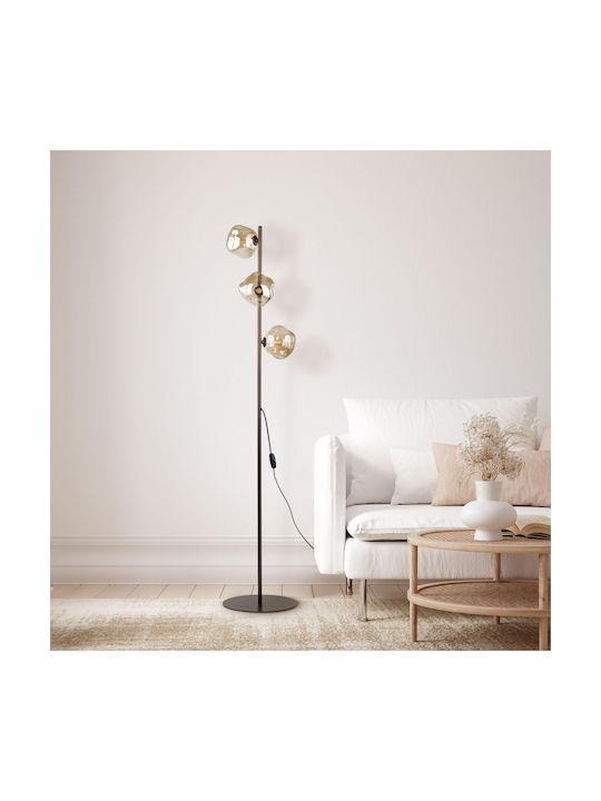 TK Lighting Φωτιστικό Δαπέδου Καφέ