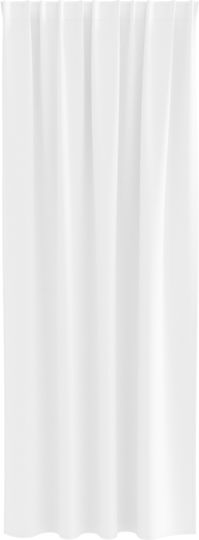 vidaXL Комплект Пердета И Завеси С Презрамки Бели 140x245см