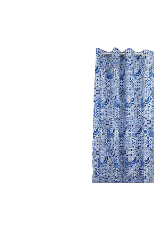 Decocraft Vorhang mit Grommets Blau 140x260cm