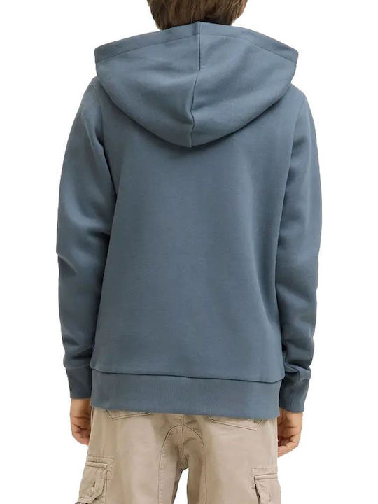 Kinder-Sweatshirtjacke Baumwolle Grey/Blue